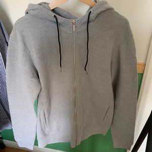 Zara Gray Zip Up Size Large